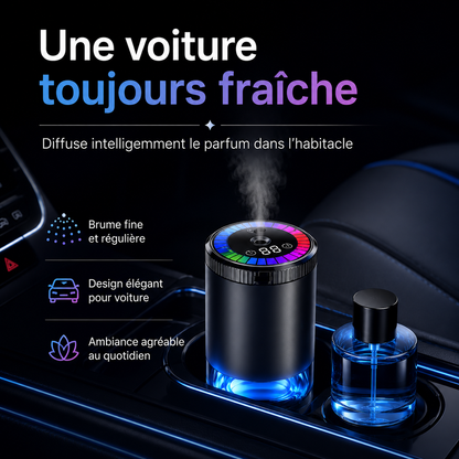 Diffuseur de Parfum Intelligent pour Voiture – LED & Parfum au Choix