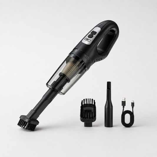 Aspirateur sans fil pour voiture – Compact avec embouts inclus