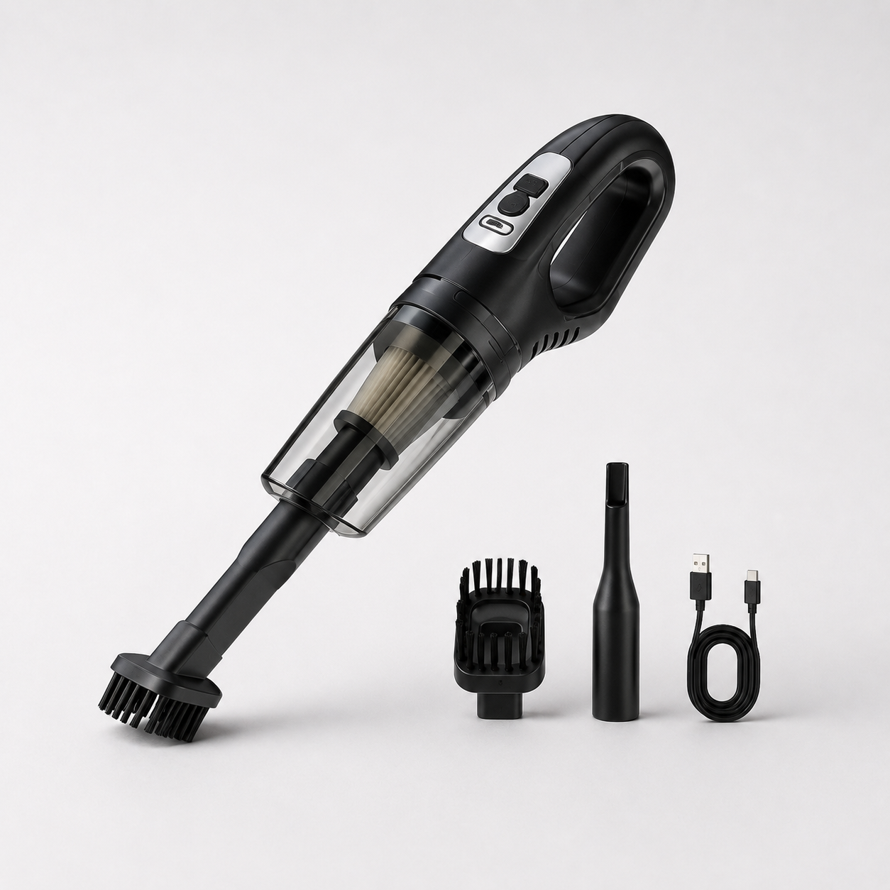 Aspirateur sans fil pour voiture – Compact avec embouts inclus