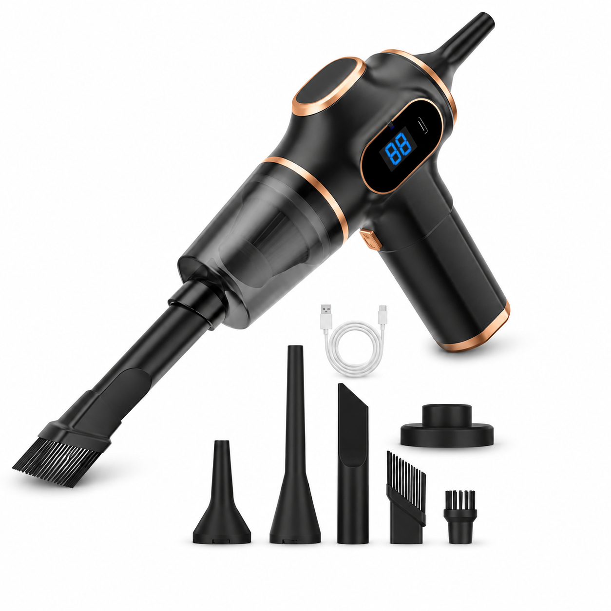 Mini Aspirateur Sans Fil pour Voiture – Compact & Rechargeable