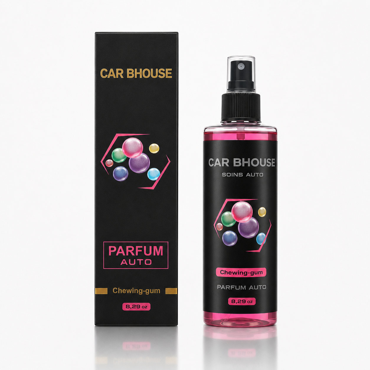 Spray Désodorisant Voiture 245 ml – Parfum d’Intérieur Auto