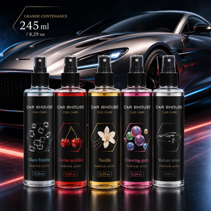 Spray Désodorisant Voiture 245 ml – Parfum d’Intérieur Auto