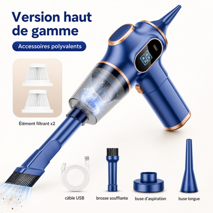 Mini Aspirateur Sans Fil pour Voiture – Compact & Rechargeable